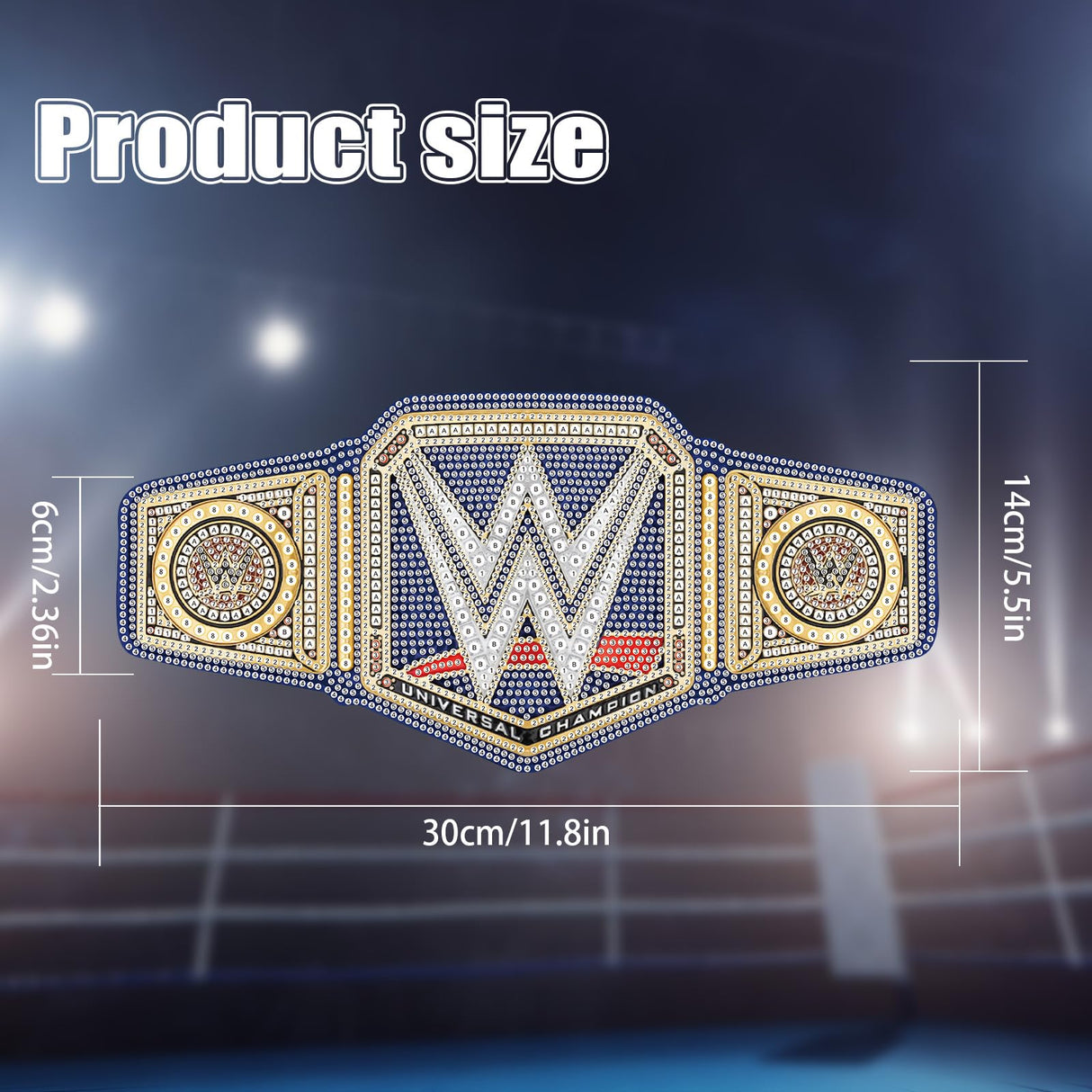 DIY Diamond Art Painting Belt Table Top Ornament Kits, 5D Desktop Display Craft Ornament for Home Table Decor, Gift for Men Women antor