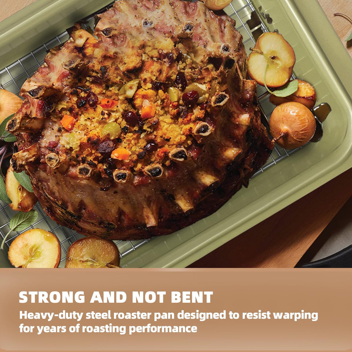 BETTERBEAUTY Nonstick Bakeware Set 10 Pcs, Professional Kitchen Bicolor Baking Pans Set with Cookie Sheets, Muffin Pan, Loaf Pan, Cake Pan and Cooling Rack, Dishwasher Safe, 0.8mm Thick, Heavy Duty BETTERBEAUTY