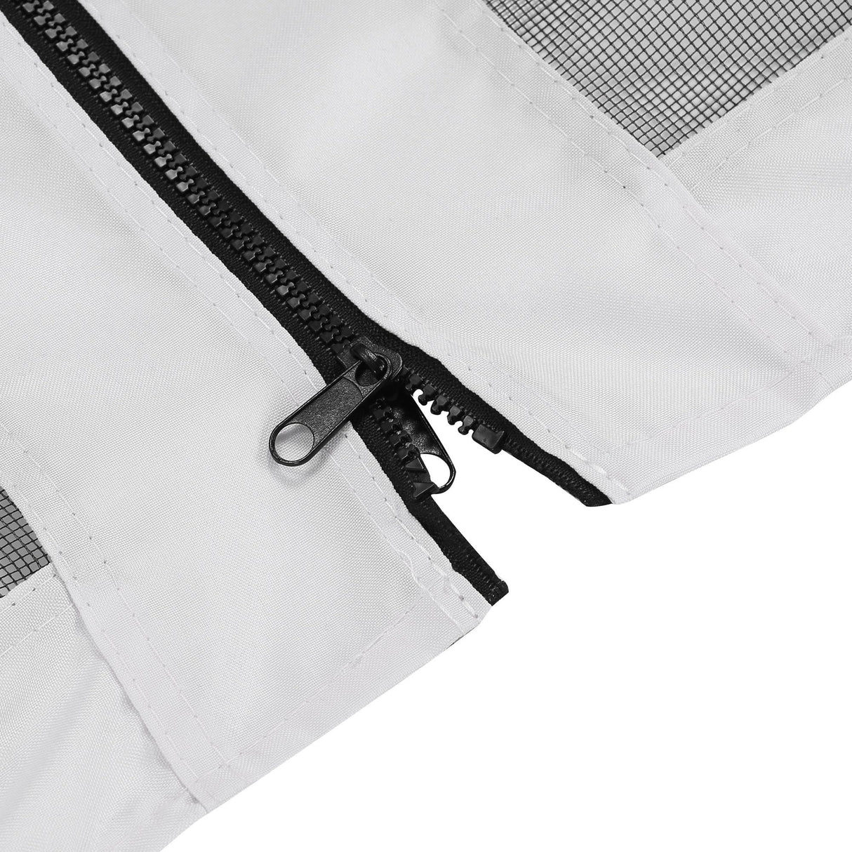 Outsunny 10' x 13' Universal Replacement Mesh Sidewall Netting for Patio Gazebos and Canopy Tents with Zippers, (Sidewall Only), White Outsunny