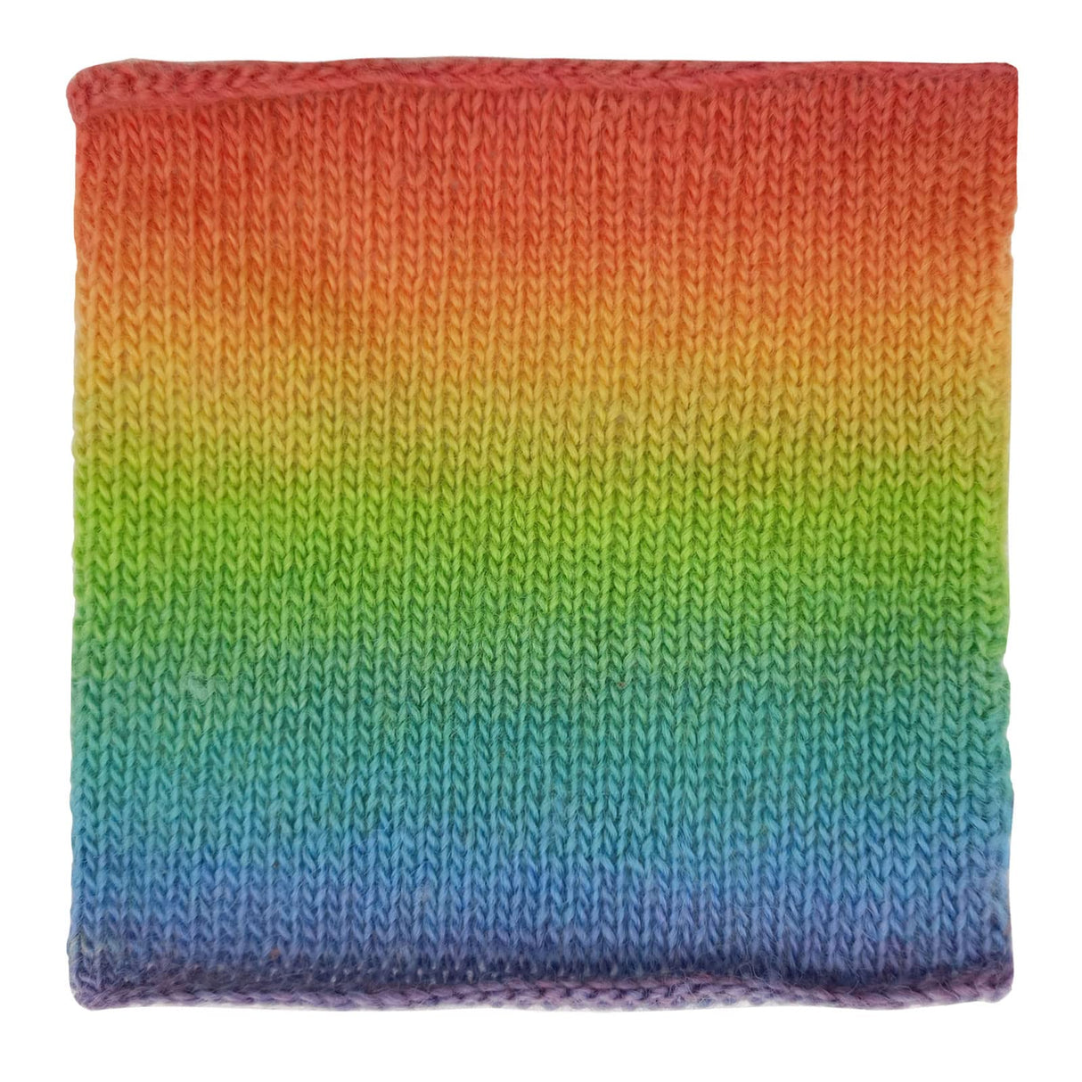 2 Skeins Rainbow Soft Yarn 100% Wool Gradient Multi Color Yarn for Crocheting Knit Total Length 180m×2(196yds×2,50g×2)-11 NICEEC