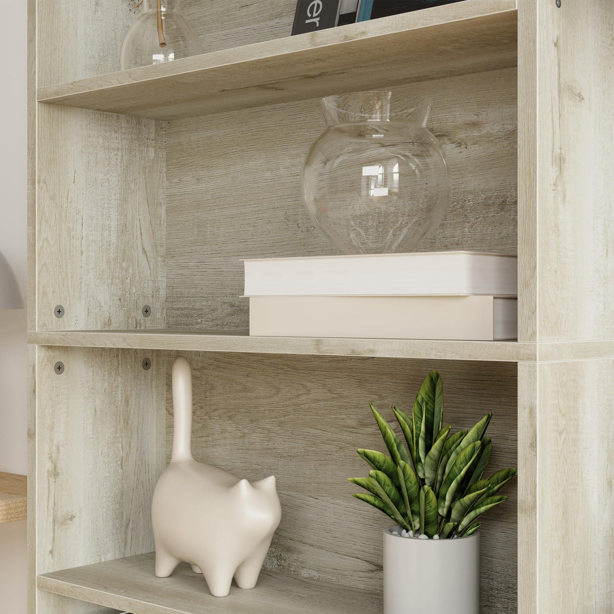 IRONCK Bookshelves and Bookcases Floor Standing 6 Tiers Display Storage Shelves 70 in Tall Bookcase Home Decor Furniture for Home Office, Living Room, Bed Room IRONCK