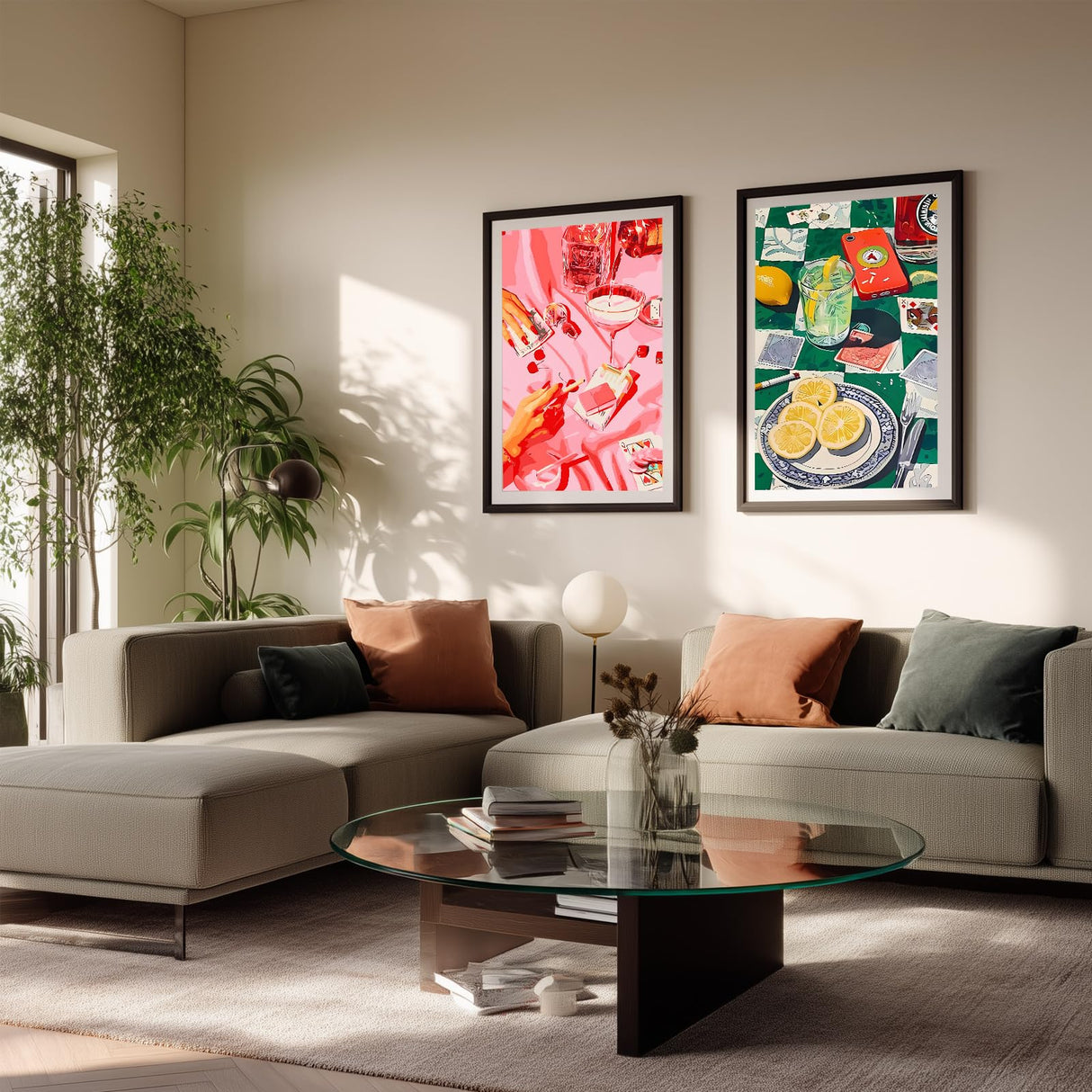 2 Pack Paint by Number Adults, Poker Paint by Numbers Kit for Adults Beginners, DIY Crafts Acrylic Painting by Number Kits Couple for Gifts Home Decor 12x16 Inch hkejoi