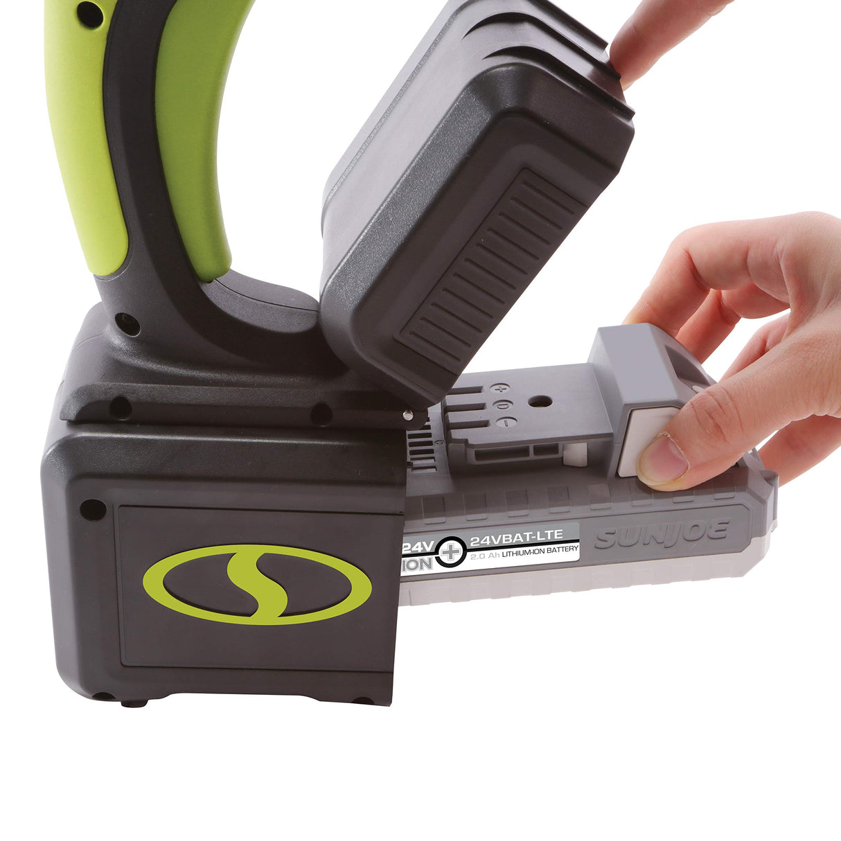 Sun Joe 24V-PP350-LTE 24-Volt IONMAX Power Cleaner Kit, W/ 2.0-Ah Battery + Charger, Water Siphon Hose, Utility Brush, and more, Portable Cleaning On-The-Go Sun Joe