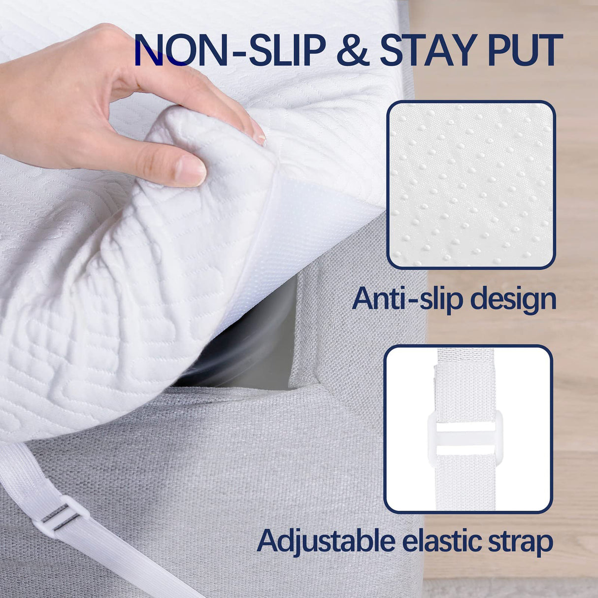 3 Inch Gel Memory Foam Mattress Topper Full Size High Density Cooling Pad Pressure Relief Bed Topper (with Removable & Washable Bamboo Cover) VALUXE