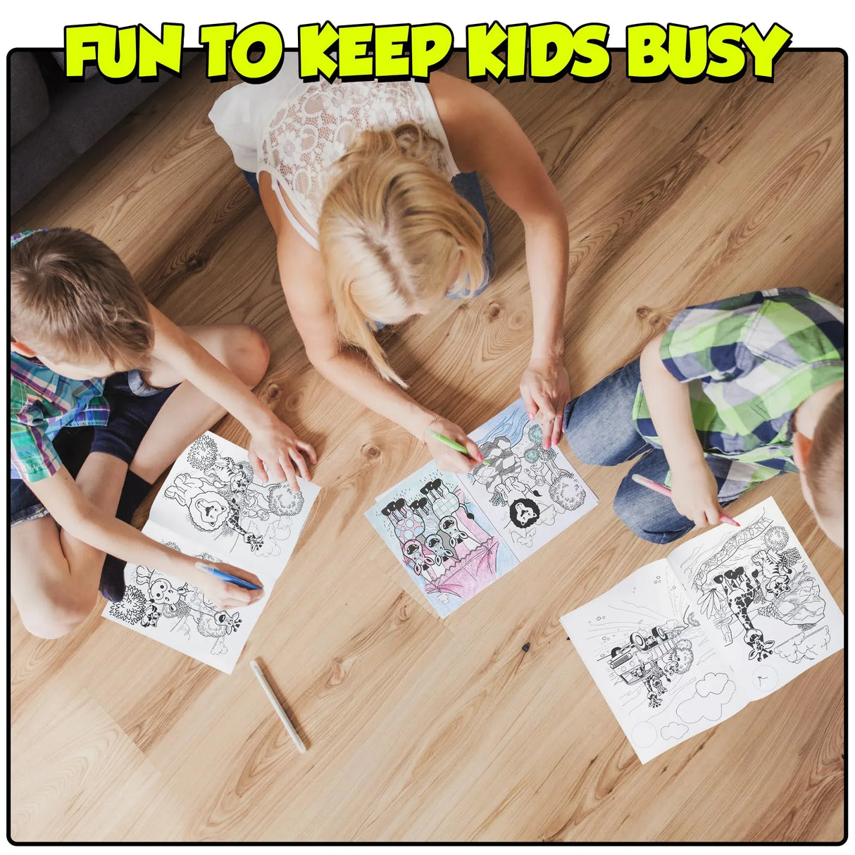 18Pcs Zoo Animal Coloring Books Bulk for Kids - 9"x11" Animal Party Favors with Jungle Safari Animals and Activity Sheets for Goodie Bags, Classrooms and Themed Birthday Supplies (Pack of 18) Bedwina