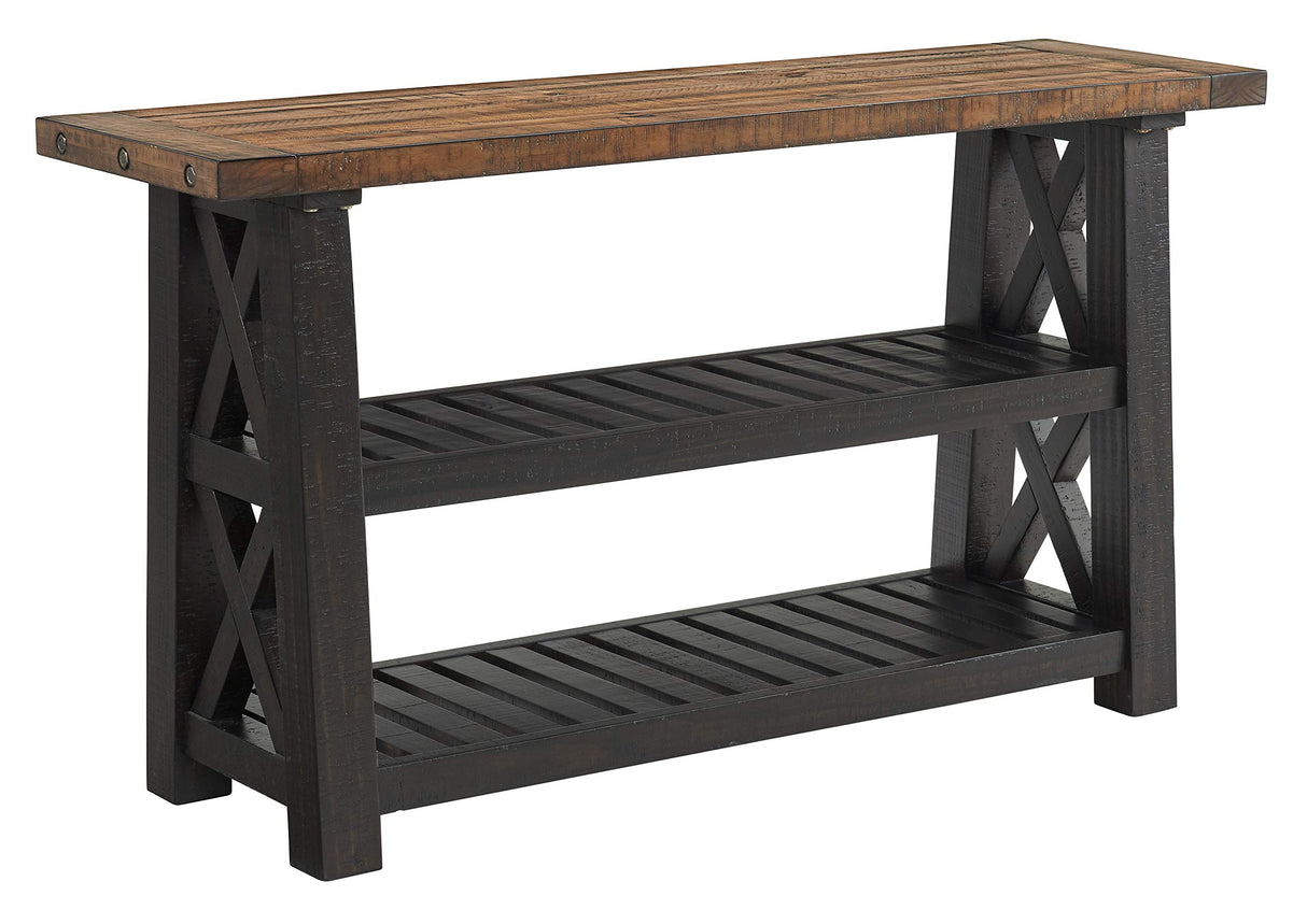 Martin Svensson Home, Console/Sofa Table, Black Stain and Natural Martin Svensson Home