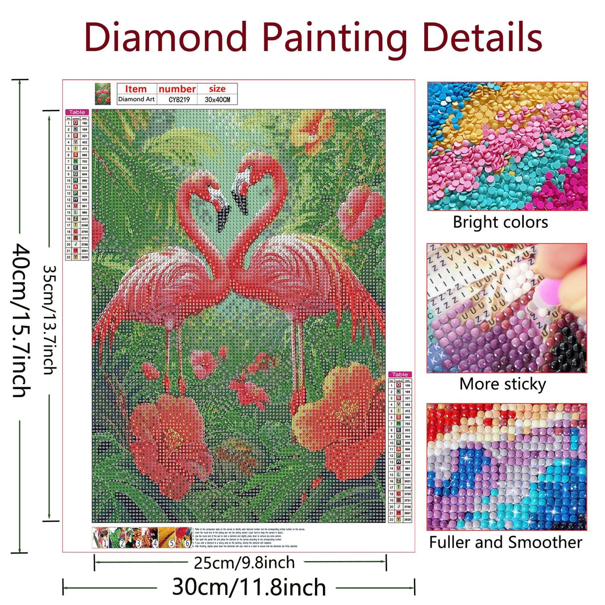 4 Pack 5D Diamond Art Kits for Adults-Premium Canvas Without Creases-Easy Diamond Painting Kits for Adults-Cats,Elephants,Tropical Fish,Unicorns,Themes for DIY Craft and Home Decor.A001 Vibeascomfotaler