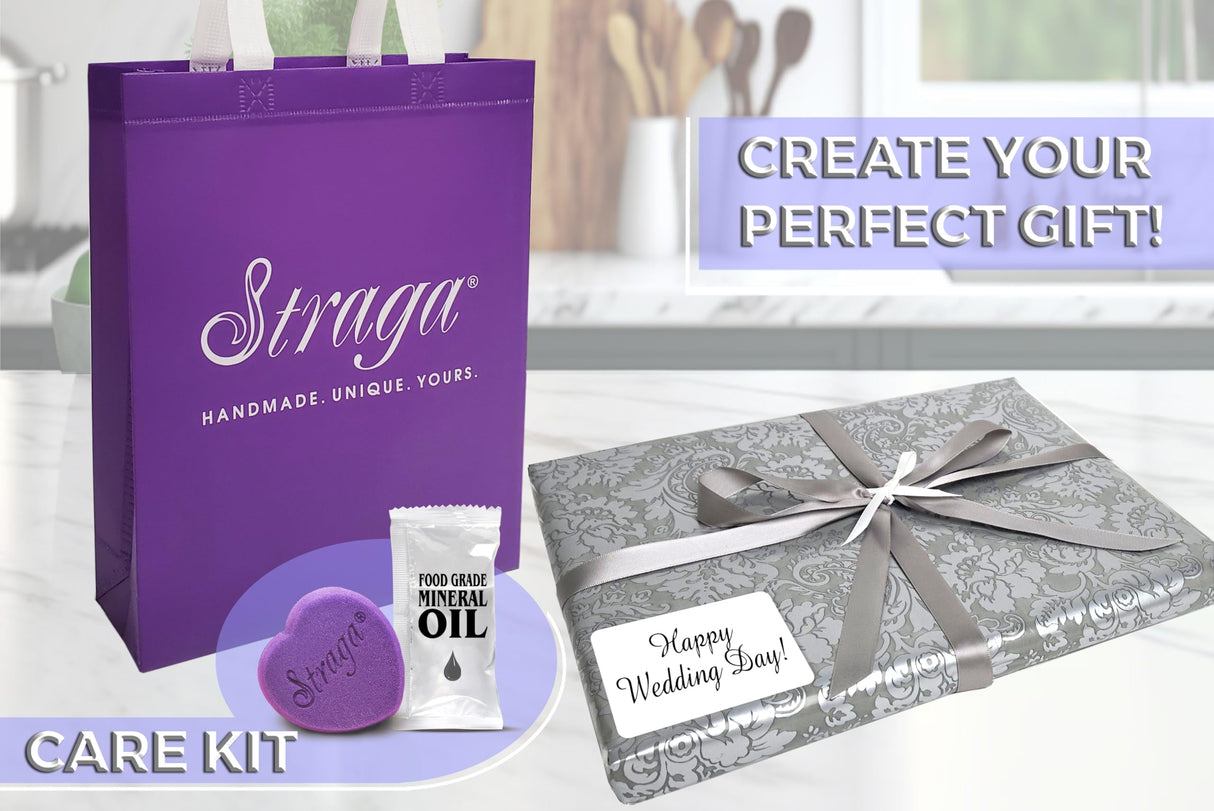 Straga Personalized Cutting Board - Fathers Day, Birthday, Anniversary - Customized Gifts for Men, BBQ, Grill Accessories - Dad, Husband, Brother, Boyfriend, Papa - Custom Unique Mens Gifts for Him Straga