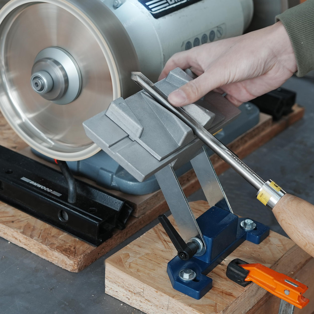 BMWOOD CT-CGJ Bench Grinder Tool Rest Kit for Woodturning Chisels, Grinders, Woodturning Tools. BMWOOD