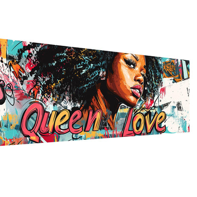 SKRYUIE 5D Large Diamond Painting Kits African Women - DIY Diamond Art Kits for Adults, Full Round Drill - Crystal Embroidery Cross Stitch - Craft for Wall & Office Decor - 12x30 inch / 30x80 cm