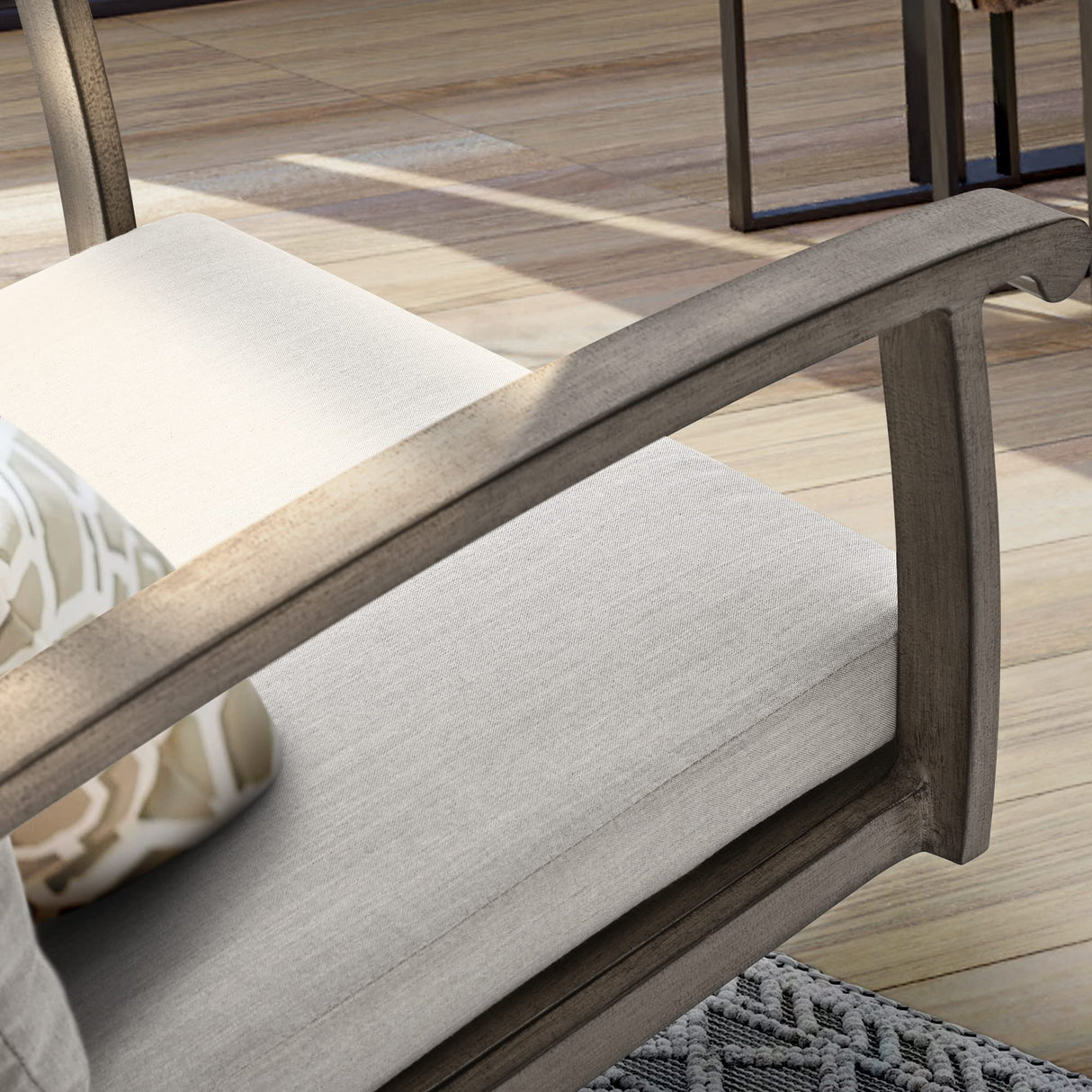 HAPPATIO Aluminum 9 Piece Patio Dining Set, Outdoor Swivel Dining Chairs and Dining Table, Aluminum Outdoor Dining Set for 8, Patio Dining Furniture with Washable Cushions (Gray) HAPPATIO