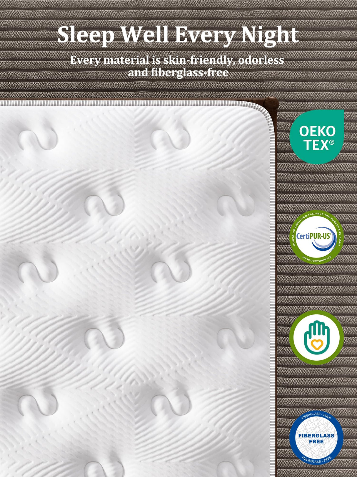 BedStory King Mattress, Firm, 14 Inch Hybrid Mattress with Excellent Support, Relieve Back Pain, Cooling Gel Memory Foam & Pocket Spring King Size Mattresses, Fiberglass-Free & CertiPUR-US, in a Box BedStory