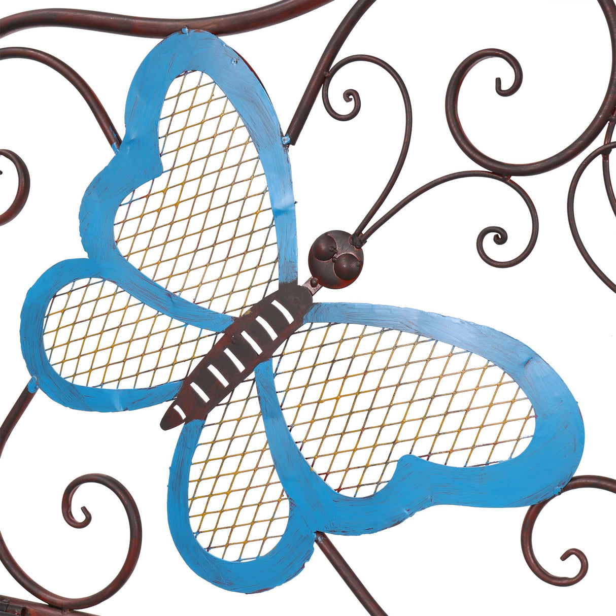 Alpine Corporation 45" x 23" Outdoor 2-Person Butterfly Garden Bench Alpine Corporation