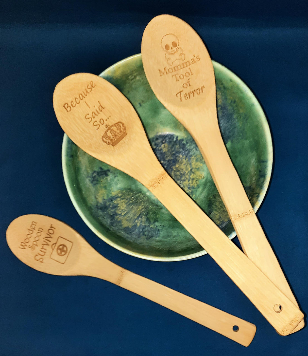 Funny Cooking Spoon, Eco-Friendly Bamboo Cooking Utensil, Funny Old School Gag Gift, Gen X, Wooden Spoon Survivor, Sassy Humor, Laser Engraved Wooden Spoon (Not Personalized) (Wooden Spoon Survivor) Generic