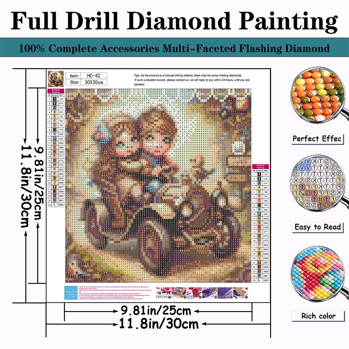 5D Girl Boy Diamond Painting Kits for Adults Beginners,DIY Car Diamond Art,Full Round Drill Diamond Dot Gem Art Kits, Home Wall Decor 12x12 Inch AREOPNMG