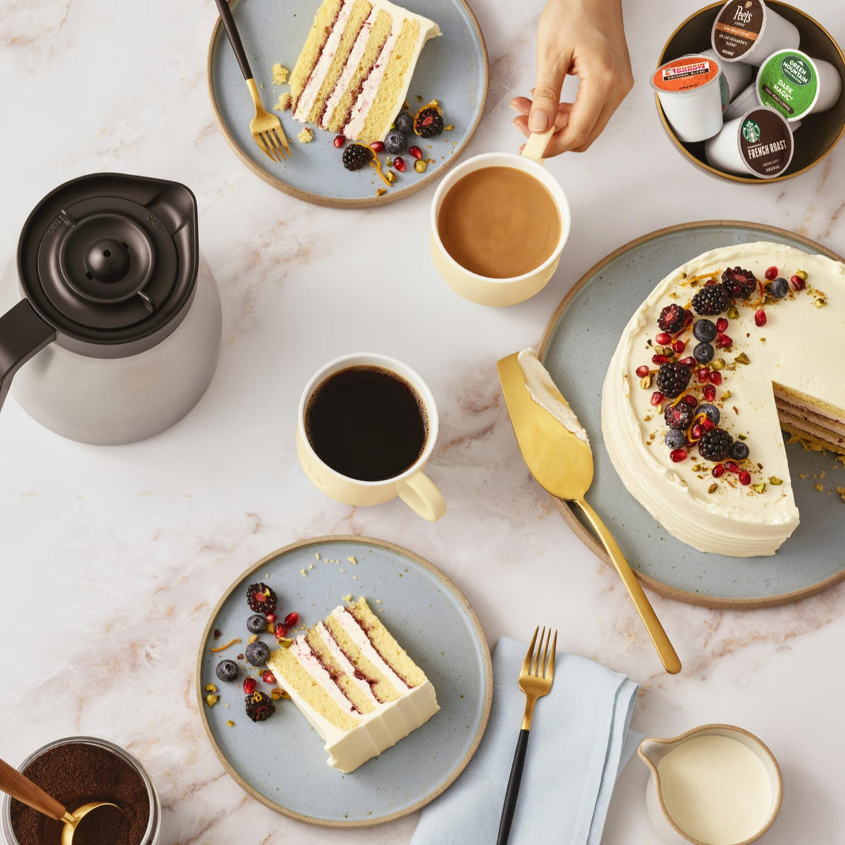 Keurig K-Duo Plus Single Serve & Carafe Coffee Maker, Multi-Position 60oz Removable Reservoir, Programmable Auto Brew Carafe, Black Keurig