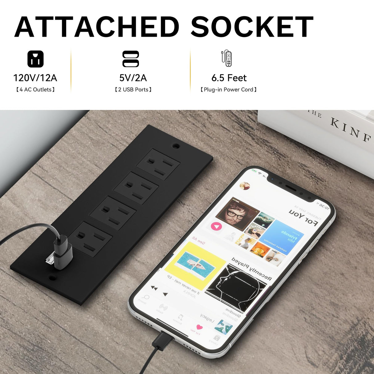 DWVO Farmhouse TV Stand for 75 Inch TV, Entertainment Center with Storage Cabinets, Media Console, TV Table with Drawers, TV Stands for Living Room, Grey Oak DWVO