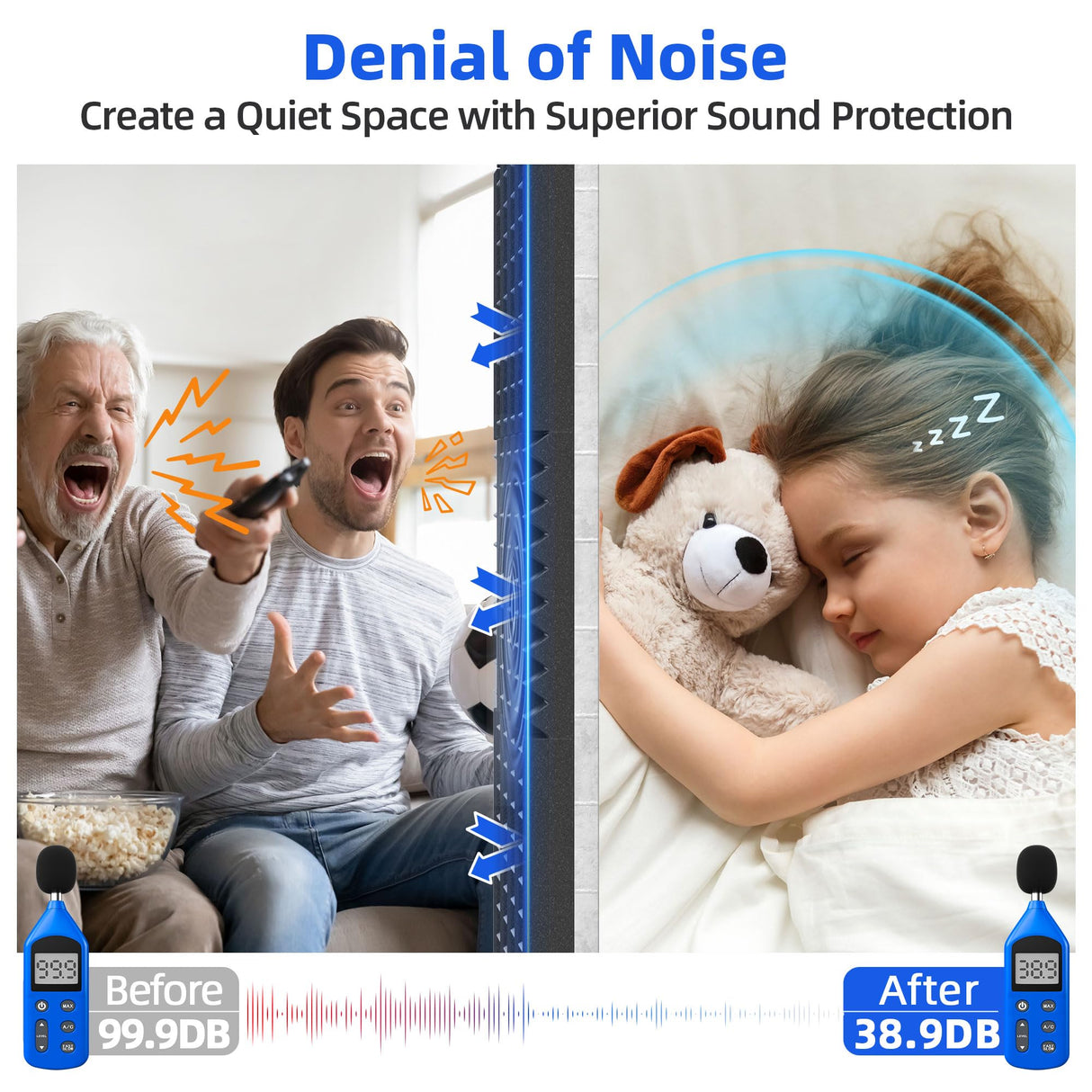 12 Pack Sound Proof Foam Panels for Wall with Self Adhesive, 2" X 12" X 12" High Density Acoustic Panels Sound Absorbing Quick-Recovery, Wedges Soundproof Wall Panels for Gaming & Studio Decor - Black NEPIS