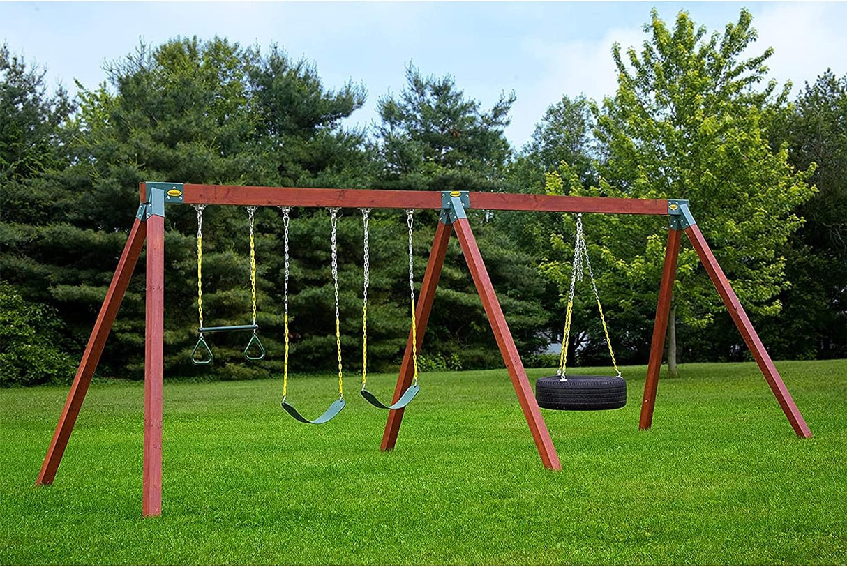 Easy 1-2-3 90° A-Frame Swing Set Bracket Heavy Duty for Ez, Simple Install - DIY Swing Set Parts Eastern Jungle Gym