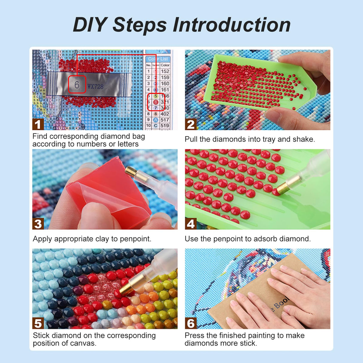 FHBUBPUP Diamond Painting Kits for Adults, winter Snow Scene Diamond Art Kits for Beginners - DIY Full Drill Round Diamond Dot Christmas Gem Art, Craft Gift Suitable for Home Wall Decoration 12×12Inch FHBUBPUP