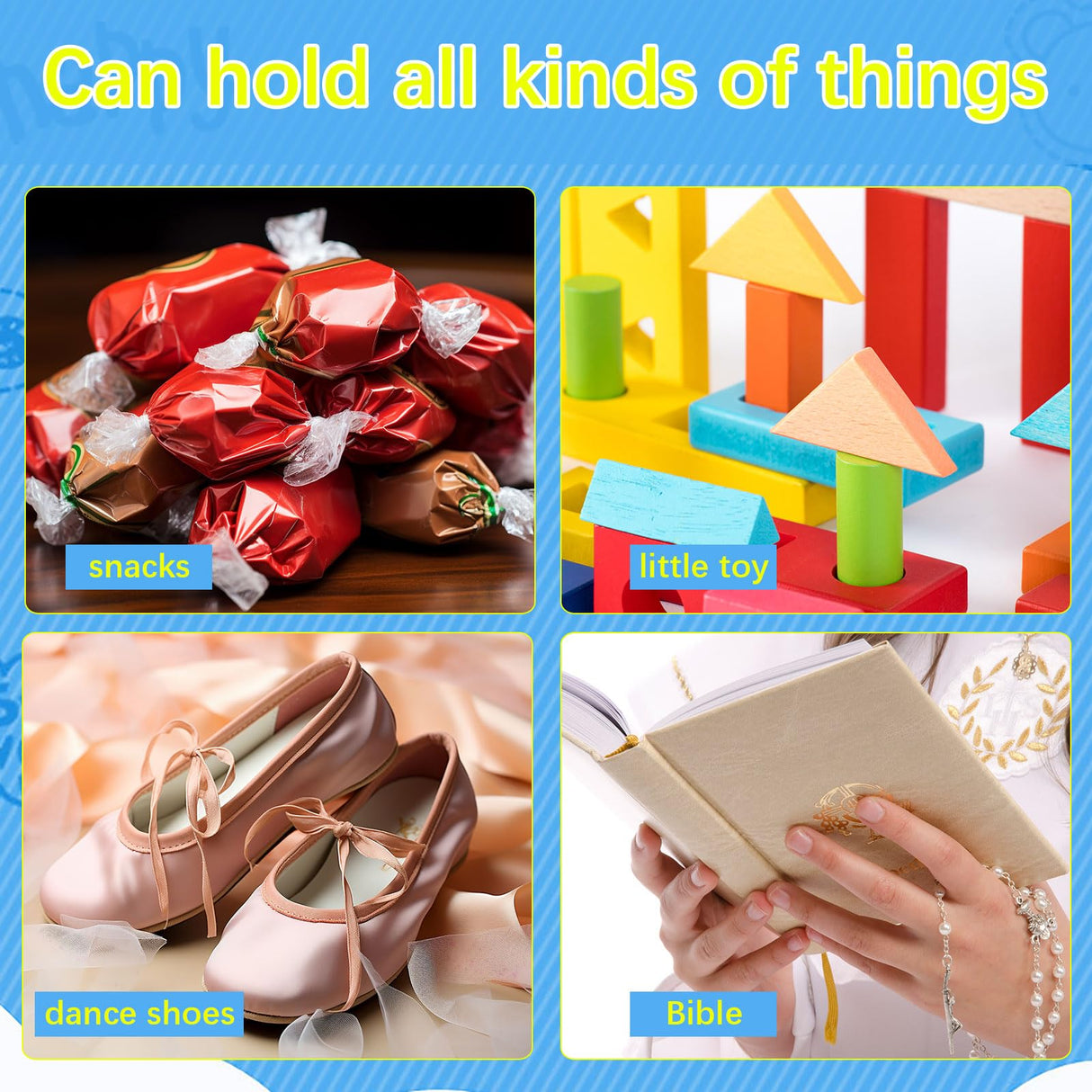 OKBA 20 Pcs 8X7.5 Inch Sublimation mini tote bags,Blank Canvas Tote Bags Reusable Grocery Bags, small tote bags for kids DIY (White) OKBA