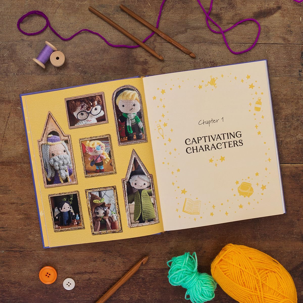 Harry Potter: The Official Book of Crochet Amigurumi WoodArtSupply