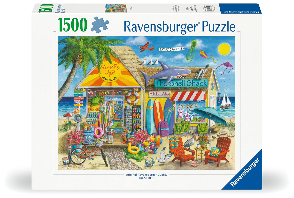 Ravensburger Surf's Up 1500 Piece Jigsaw Puzzle | Great Gift Option | Quality Design | FSC-Certified for Sustainability Ravensburger
