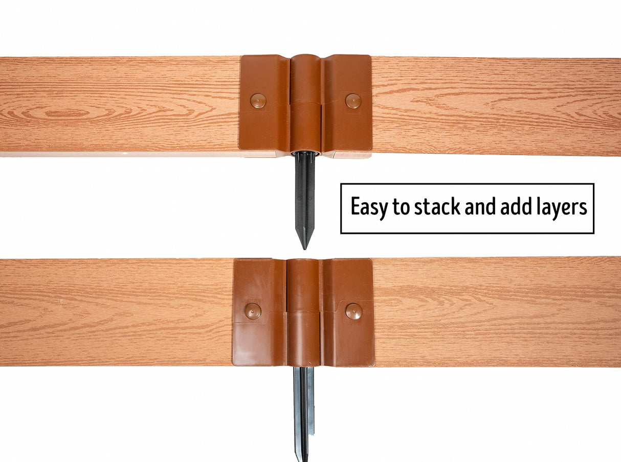 Frame It All Two Inch Series 4' x 8' x 5.5", Composite Raised Garden Bed Kit Frame It All