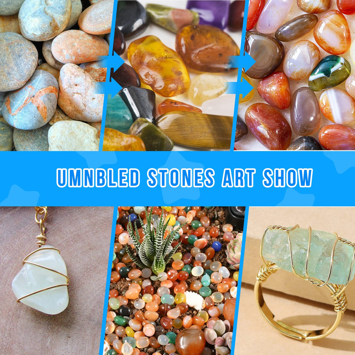 Leegol Electric 6LB Rock Tumbler Kit – Double Drum Rock Polisher for Kids & Adults Leegol Electric