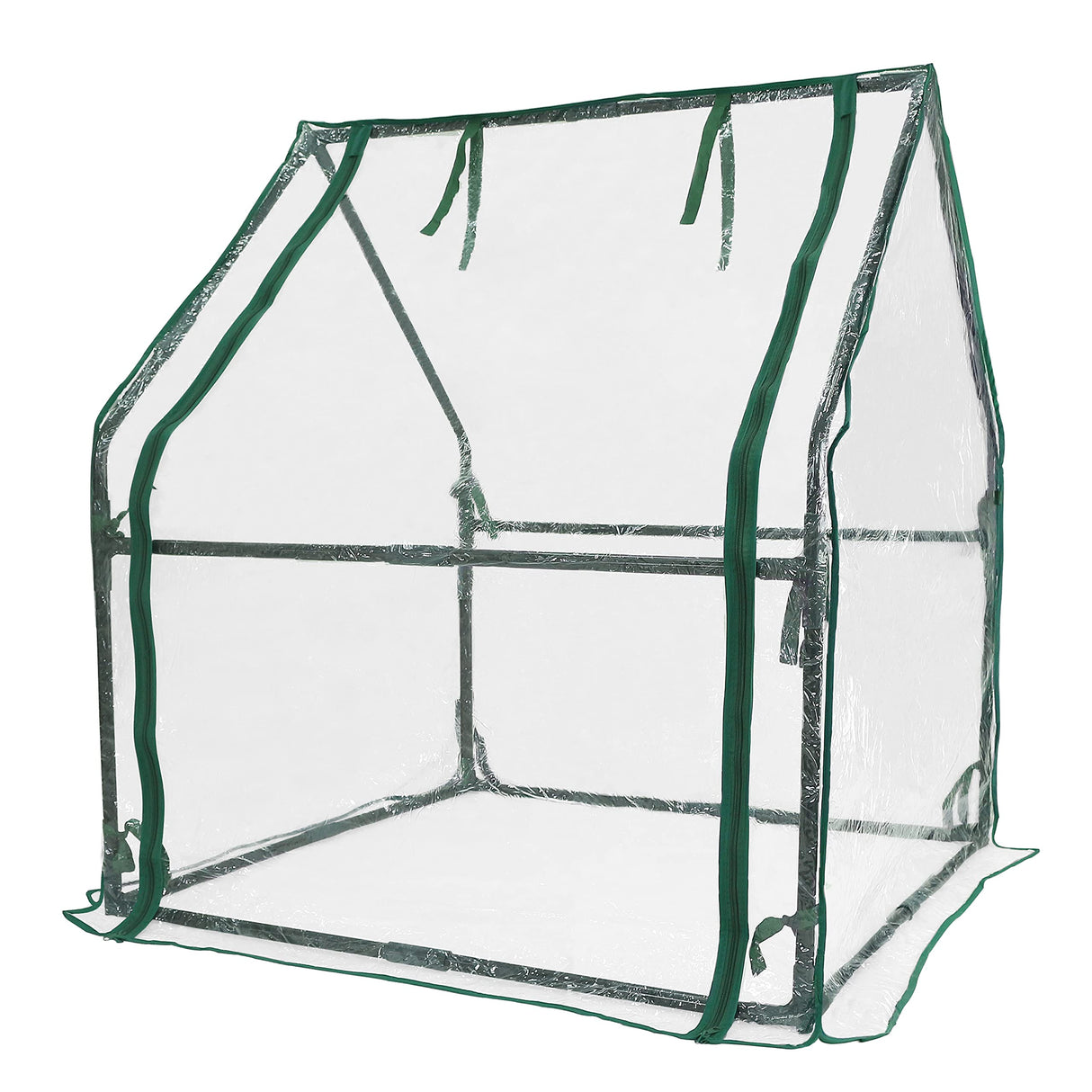 Gardzen Mini Greenhouse Heavy Duty Portable Green House, Clear Tent Indoor or Outdoor for Plants 36.2”(L) x36.2”(W) x42.5”(H) Gardzen