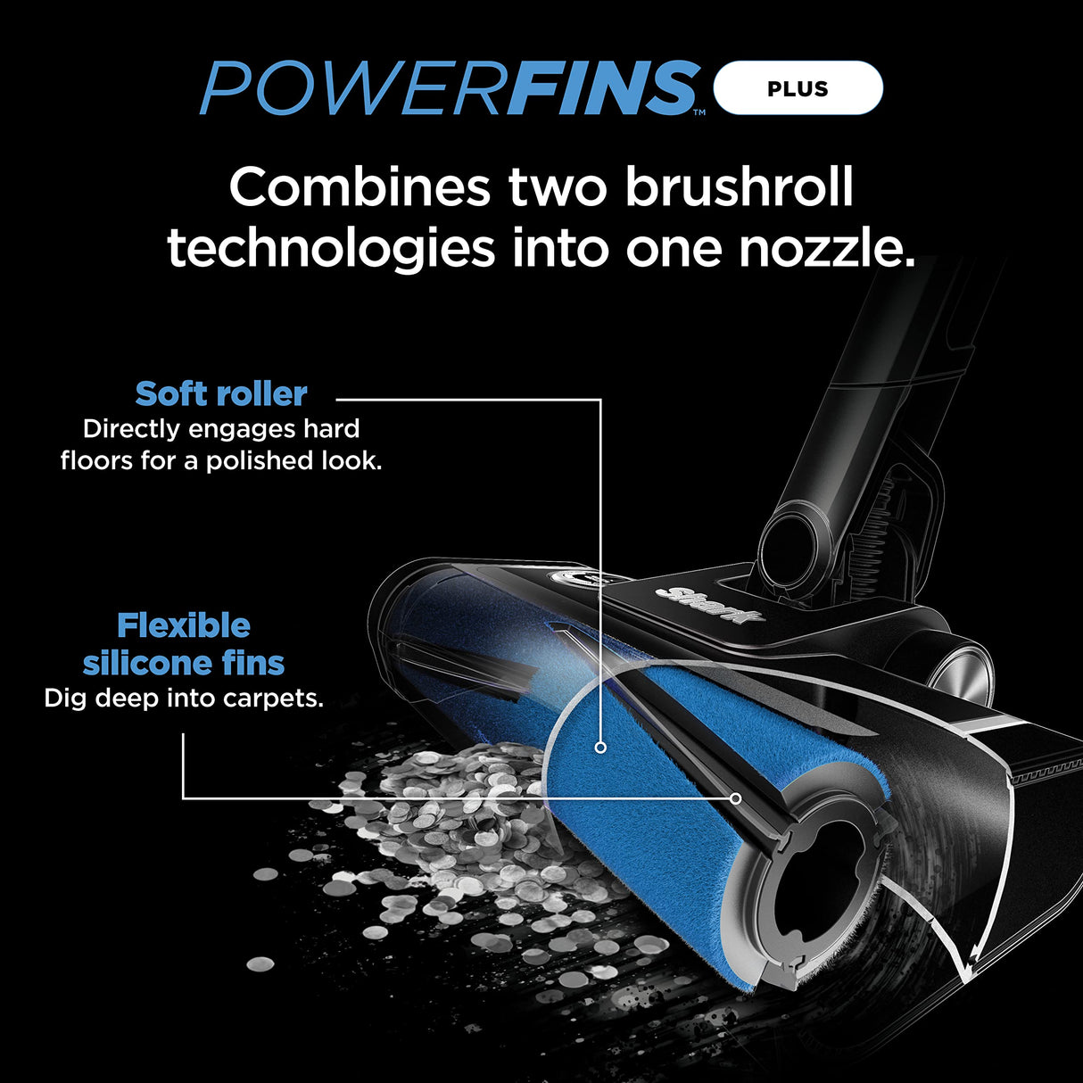 Shark IZ562H Cordless Pro Vacuum with Clean Sense IQ and Odor Neutralizer, PowerFins Plus Brushroll, Includes Duster Crevice & Pet Tool, Up to 40 Minute Runtime, Light Blue, Without MultiFLEX Shark