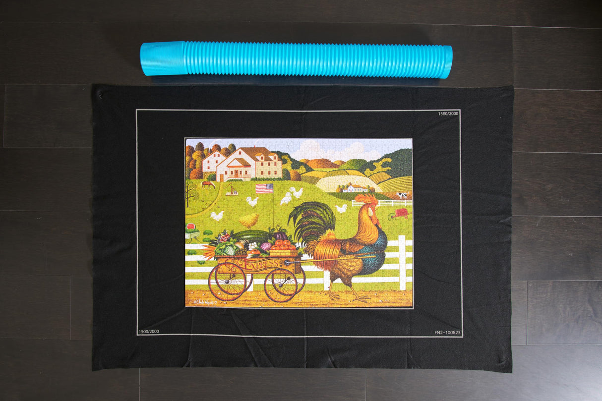 Buffalo Games - Roll-up Puzzle Mat - Jumbo Size for up to 2000 Piece Puzzles - Easy Storage and Clean Up - Save Your Jigsaw Puzzle Buffalo Games