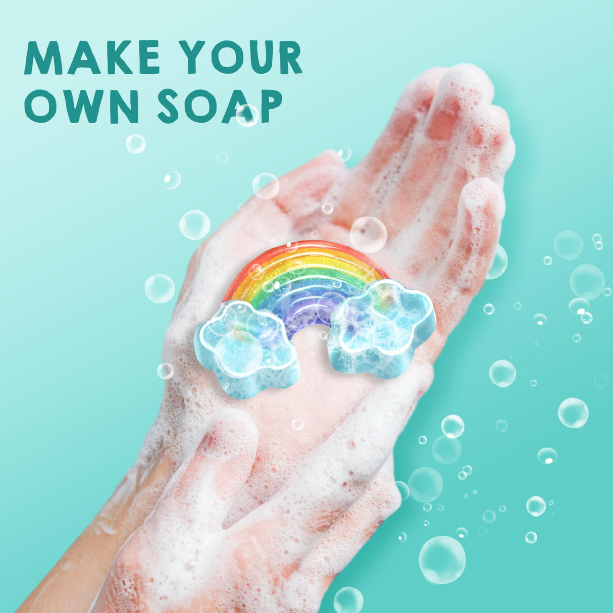 Klever Kits Bath Bomb, Soap Making Kit for Kids, 2-in-1 Spa Science Kits, DIY Make Your Own Bath Bombs & Soap, Spa Kit for Kids, Gifts Toys for Toddler Kid, Birthday Present Klever Kits