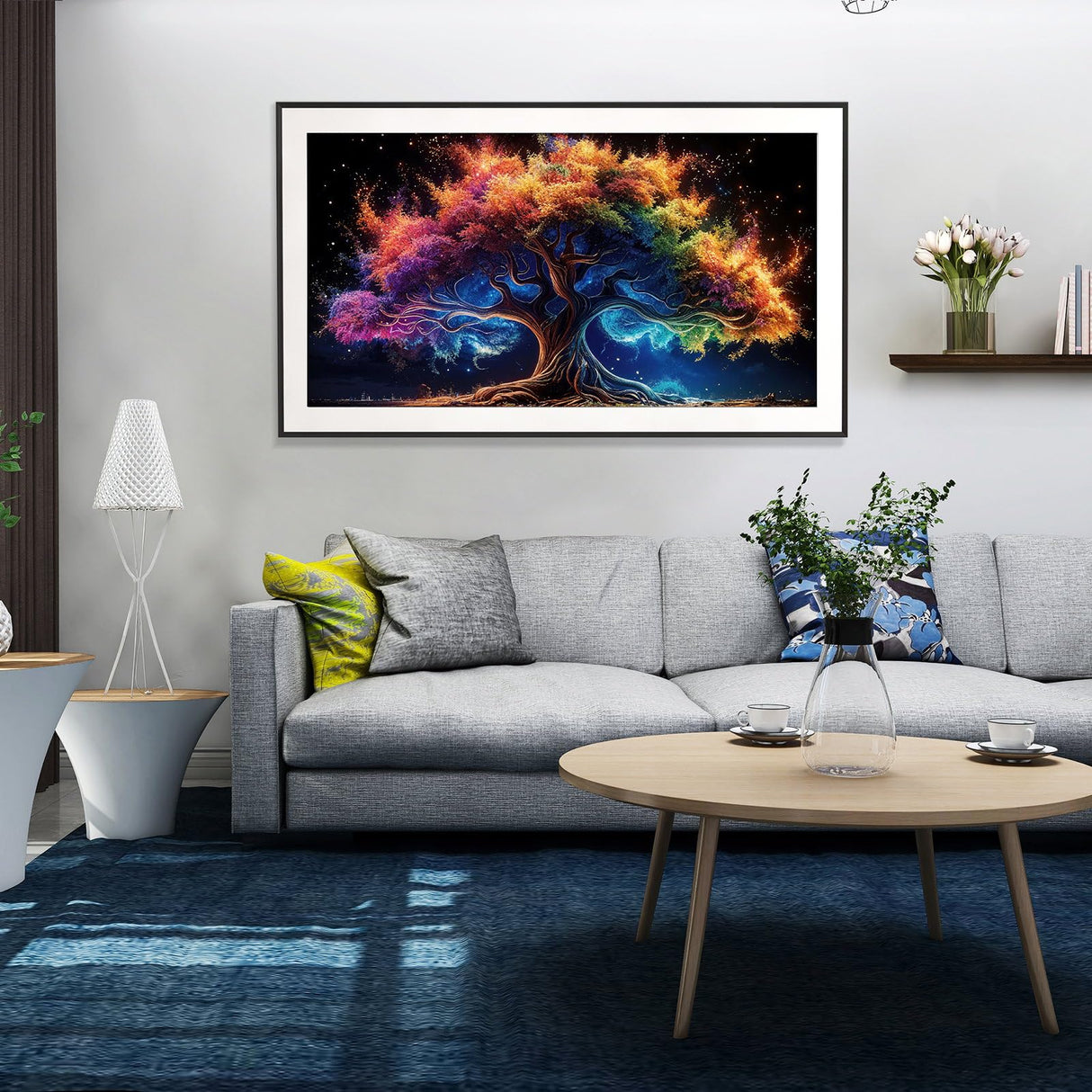 JOOZ Large Diamond Art Kits for Adults - Tree of Life Diamond Painting Kits for Adults, DIY Full Drill Tree of Life Diamond Art Painting, Gem Painting Kit for Wall Decor 27.5 X 15.7 Inch JOOZ