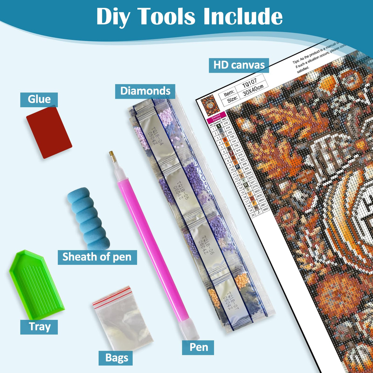 Happy Fall Pumpkin Leaf Diamond Art Kits for Adults, 5D Diamond Painting Kits for Adults Beginners, DIY Full Round Drill Diamond Dot Painting Gem Art Kits for Adult, Home Wall Decor 11.8x15.7 Inch VCLKDIY