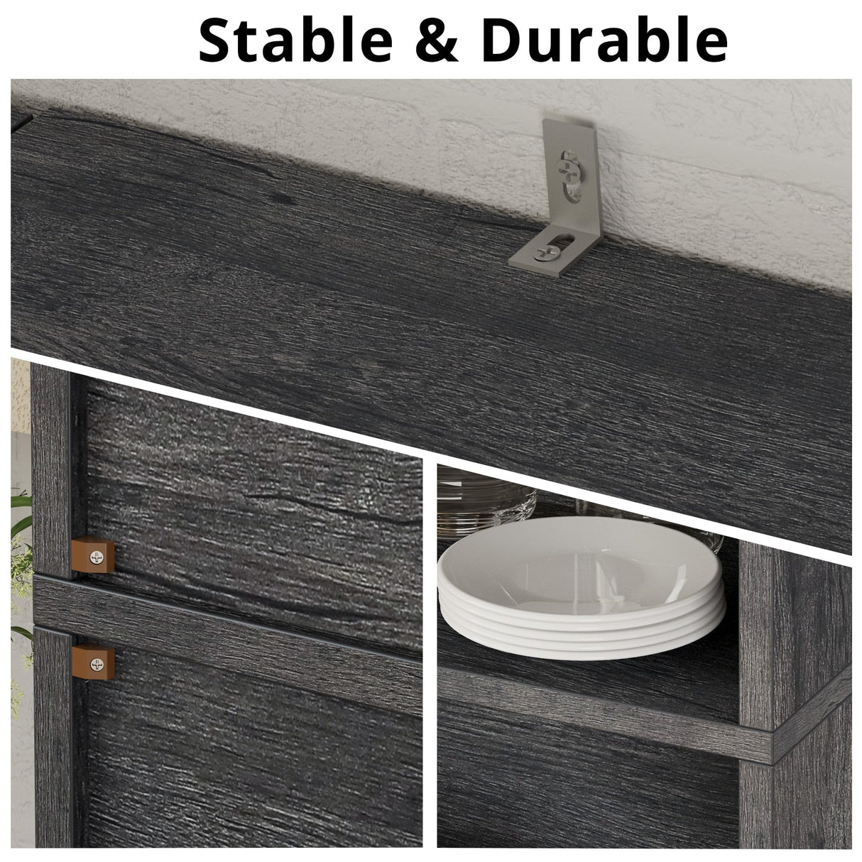 IRONCK Tall Bookcase with LED Lights, 70 in Industrial Bookshelf Display Shelf Floor Standing for Home Office, Living Room, Bed Room IRONCK