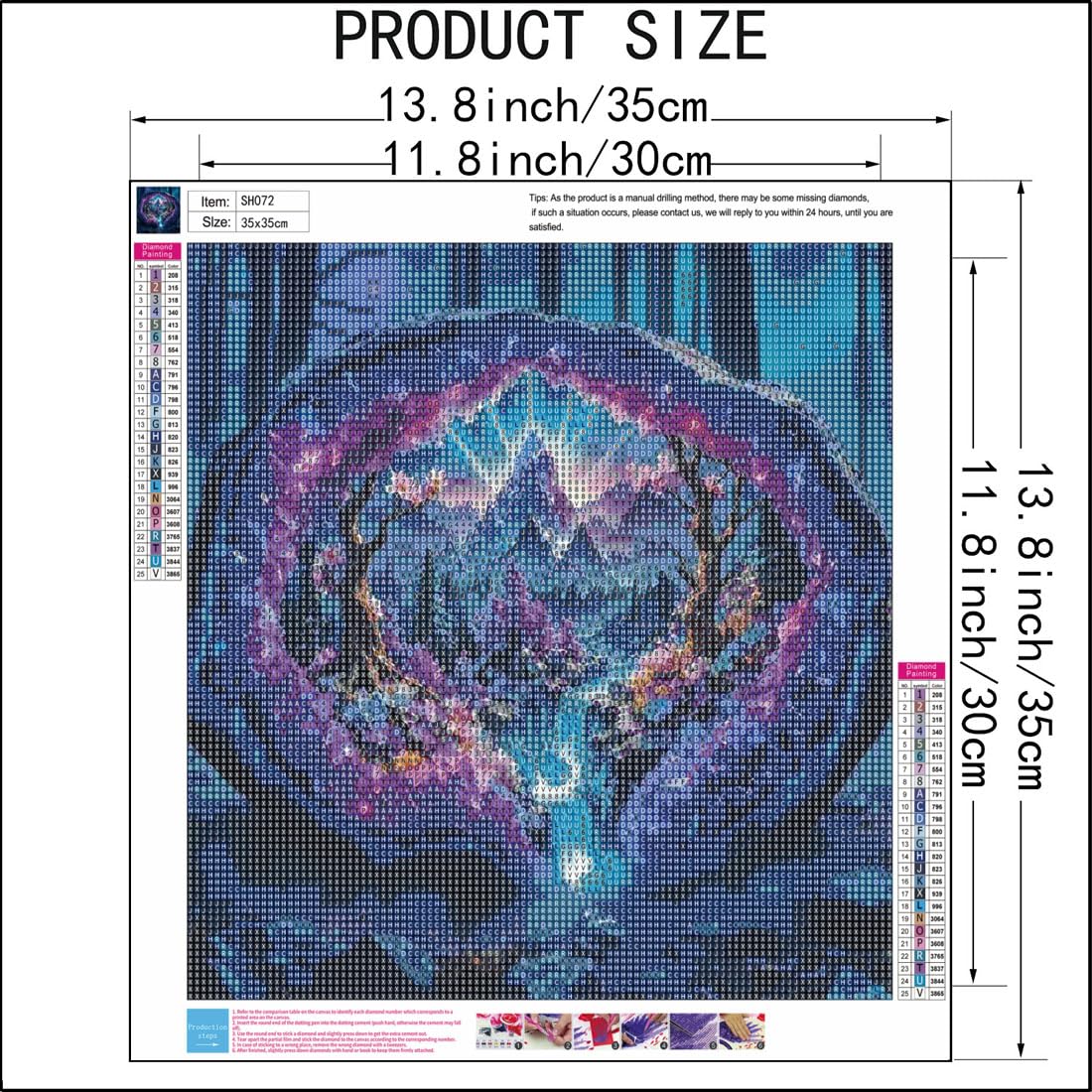 SHICERNHJ 5D Diamond Painting Kits for Adults,Crystal Forest Landscape Diamond Art Kits for Beginner,DIY Full Round Drill Diamond Dot with Gem Art Kits for Adults Home Wall Decor 14x14 Inch SHICERNHJ