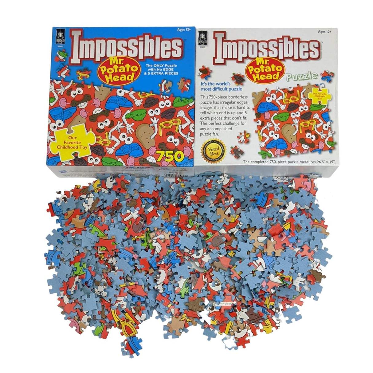 BePuzzled, Hasbro Mr. Potato Head Impossibles Puzzle, Based on The Classic Mr. Potato Head Toy, from BePuzzled, for Ages 15 and Up University Games