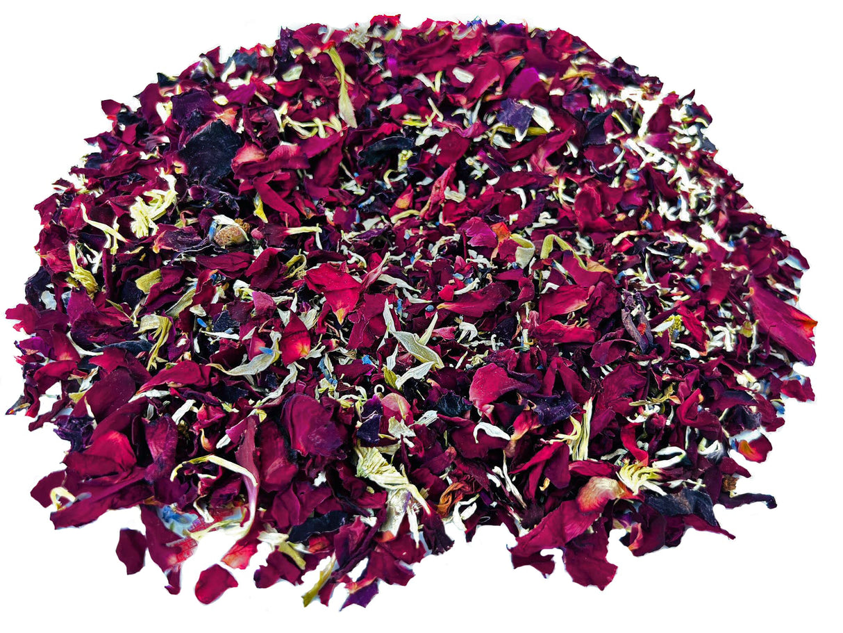 TooGet Wedding Confetti Dried Flower Petals, 100% Natural Confetti Dried Petals Biodegradable Petal Confetti for Wedding and Party Decoration - 115g (Red Roses Petals) TooGet