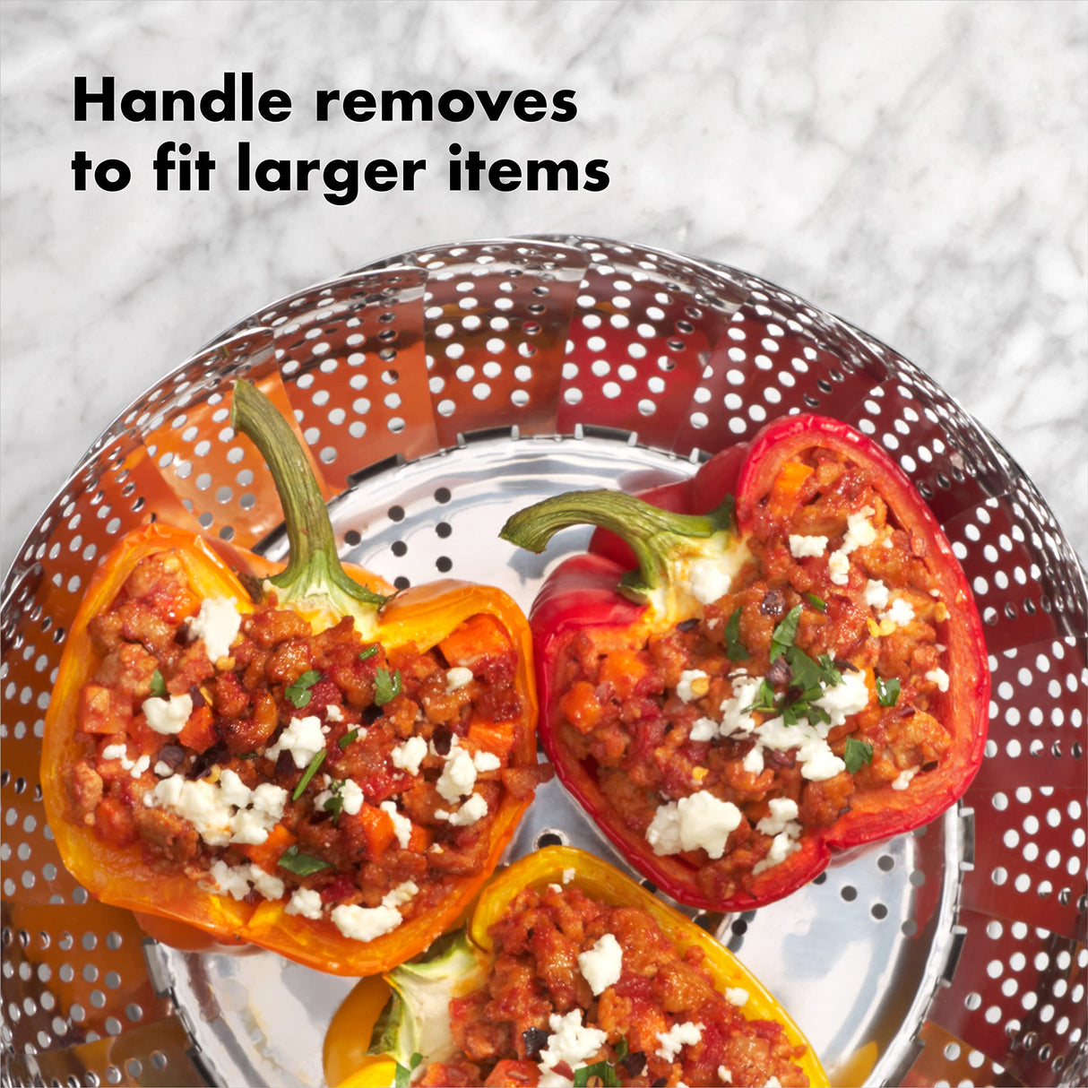 OXO Good Grips Stainless Steel Steamer With Extendable Handle OXO