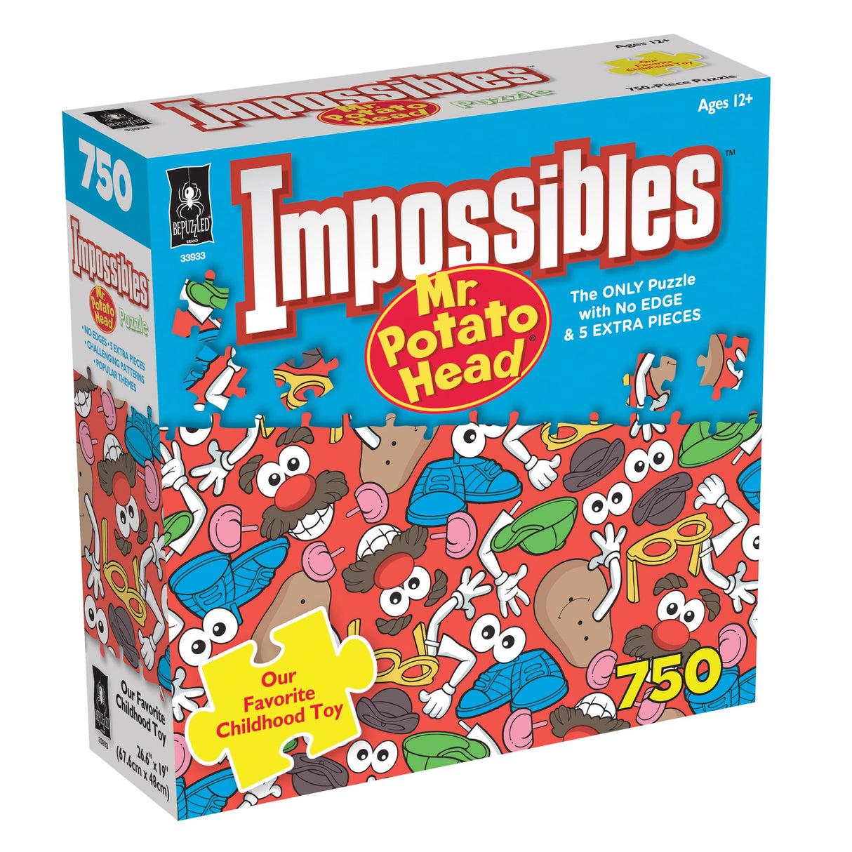 BePuzzled, Hasbro Mr. Potato Head Impossibles Puzzle, Based on The Classic Mr. Potato Head Toy, from BePuzzled, for Ages 15 and Up University Games