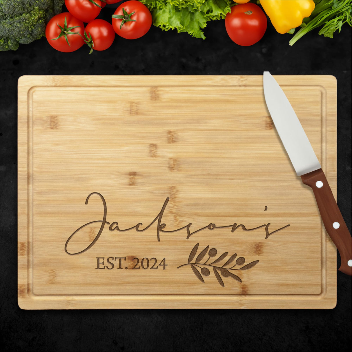 Personalized Cutting Board, Housewarming Gift, Wedding Gift, Charcuterie Board, Engagement Gift, Bridal Shower, Engagement Present American Sign Letters