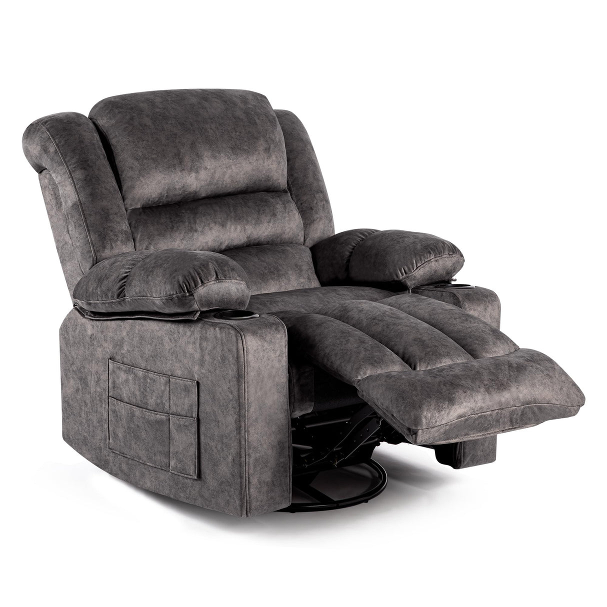 HOMYEDAMIC Recliner Chair Rocker Modern Ergonomic Lounge 360 Degree Swivel Single Sofa Seat Living Room Lounge Recliners on Clearance Foam Filling HOMYEDAMIC