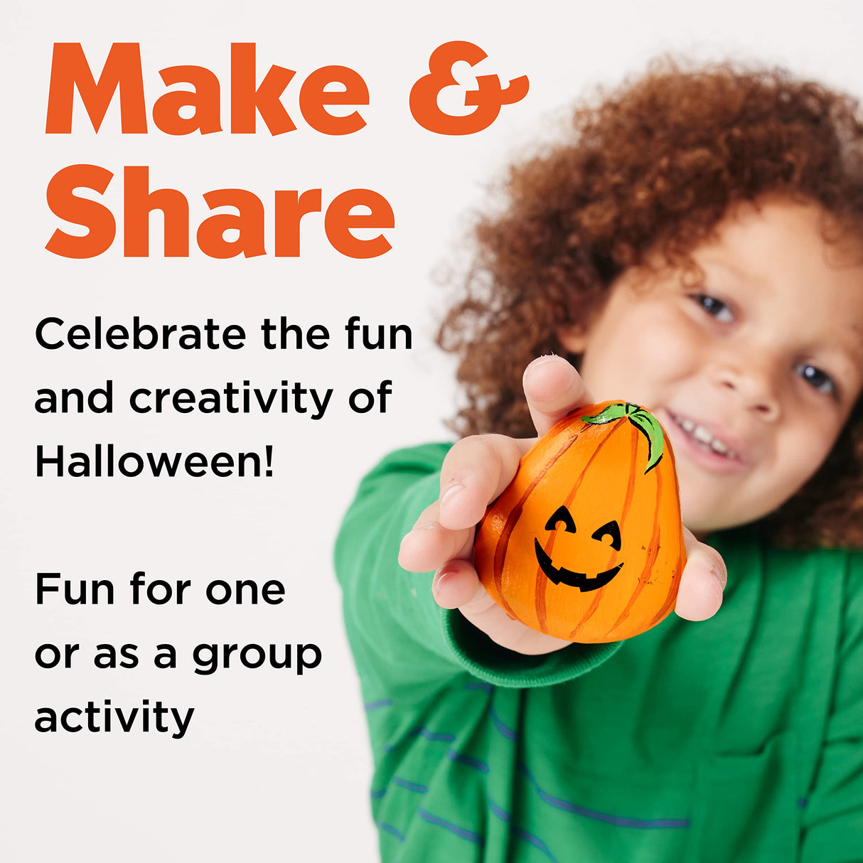 Creativity for Kids Hide and Seek Halloween Rock Painting Kit - Halloween Crafts for Kids Ages 6-8 for Kids, Kids Crafts Creativity for Kids