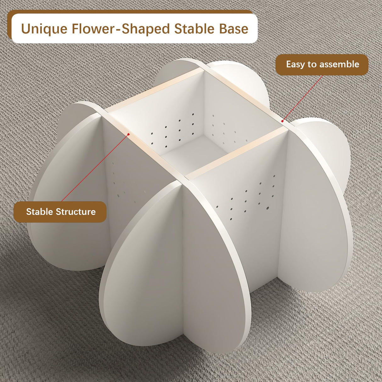 HedoAjim Round LED Coffee Table with Glass Top,Center Table with Storage for Living Room,Small Spaces, Office, and Lounge,32" White and Grey Glass Coffee Table with Smart Music Lamp HedoAjim