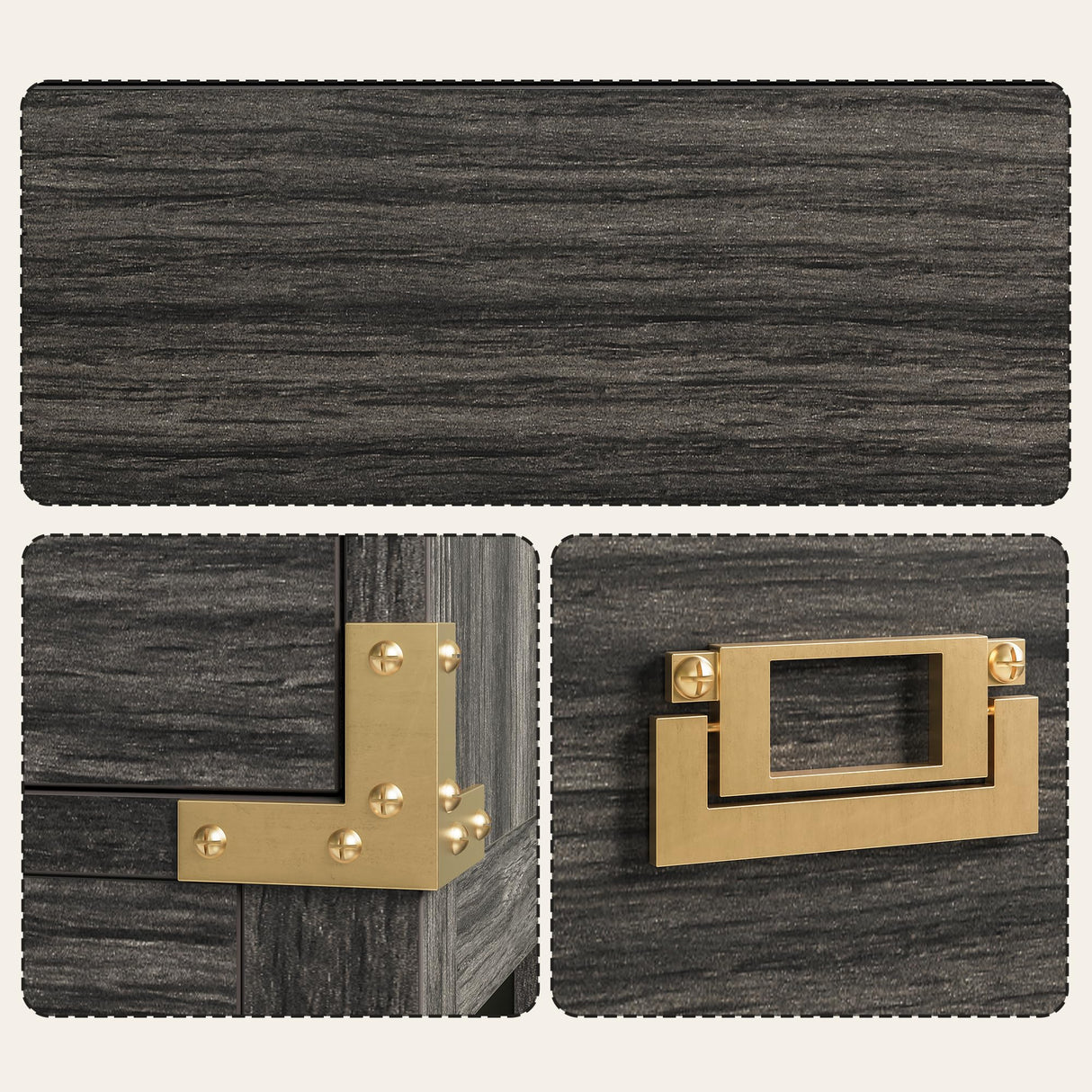 IRONCK 36" Bathroom Vanity with Sink, Wood Bathroom Vanity with Motion Sensor Light, Freestanding Bathroom Cabinet with 2 Drawers & Open Shelf, Easy Assembly, Walnut IRONCK