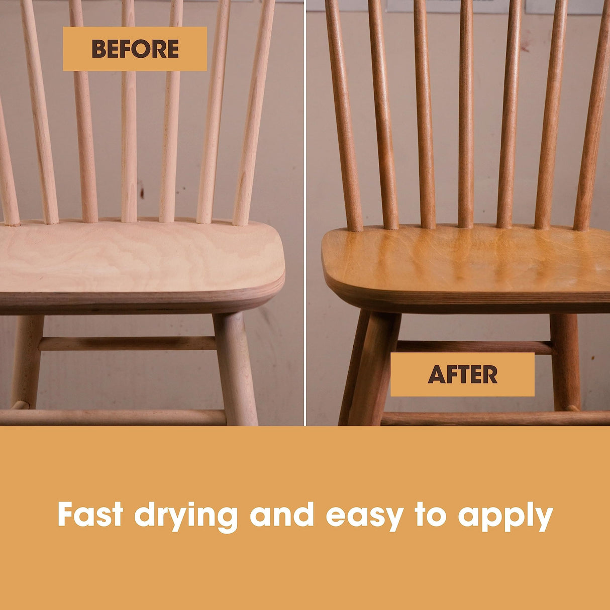 Furniture Clinic Wood Stain | Multiple Finishes | Fast Drying | Indoor and Outdoor Furniture and More | Water Based, Low Odor, Non-Toxic | Furniture Clinic