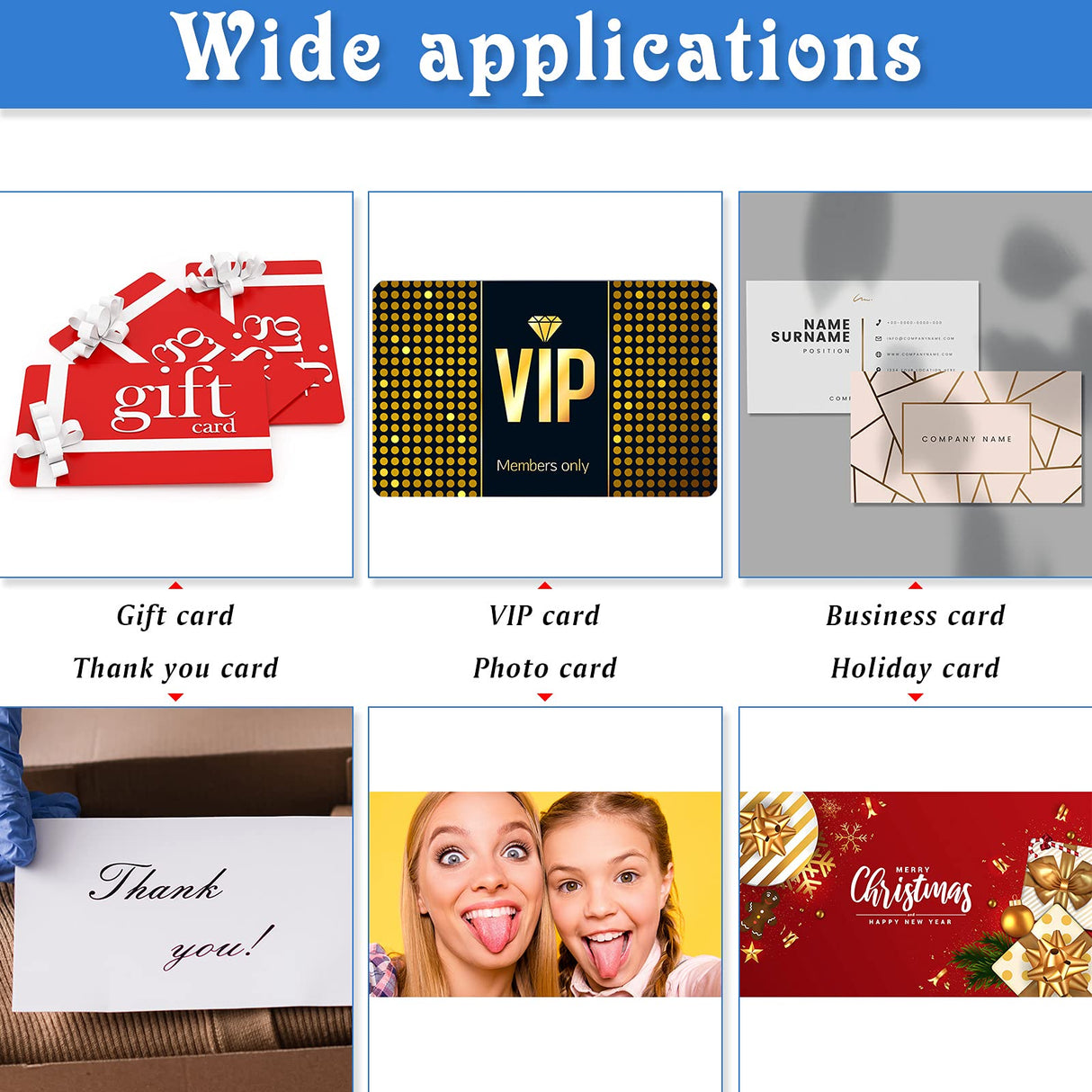 Zonon 120 Pieces Sublimation Metal Business Cards Blanks Aluminum Metal Name Card 3.4 x 2.1 x 0.009 Inches 0.22 mm Thick Business Cards for Color UV Print Custom Engrave Print DIY Zonon