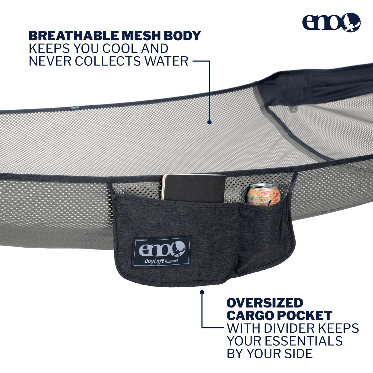 Eagle's Nest Outfitters - DayLoft Hammock - Lunar Grey ENO