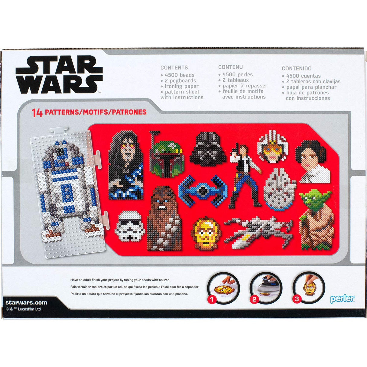 Perler - 80-54388 Star Wars Deluxe Box Beads Kit, 4500pcs Perler